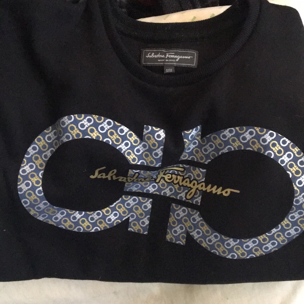 Black Salvatore Ferragamo sweater